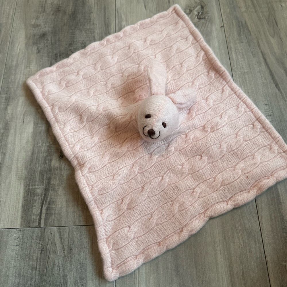 Cashmere bunny lovey